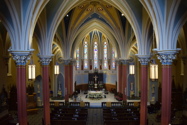 Saint Joseph Church restored sanctuary