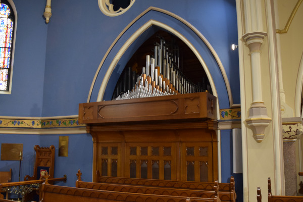 St. Luke's Episcopal Church organ casework, Jamestown NY